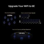 Mercusys AXE5400 Wi-Fi 6E Bluetooth 5.3 PCIe Adapter
