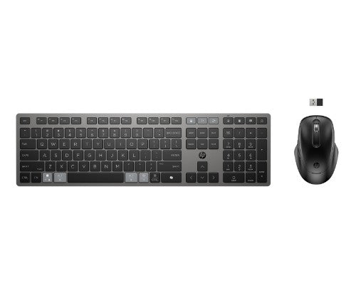 HP 725 Multi-Device Rechargeable Wireless Keyboard and Mouse Combo