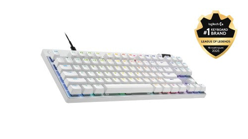 Logitech G 920-013243 keyboard Gaming USB English White