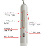 Verbatim TruSound ANC Neckband Earbuds Grey