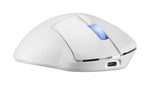 ASUS ROG Keris II Ace Wireless AimPoint White mouse Gaming Right-hand RF Wireless + Bluetooth + USB Type-A Optical 42000 DPI