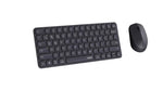Rapoo 9010M keyboard Mouse included Office RF Wireless + Bluetooth QWERTZ Black