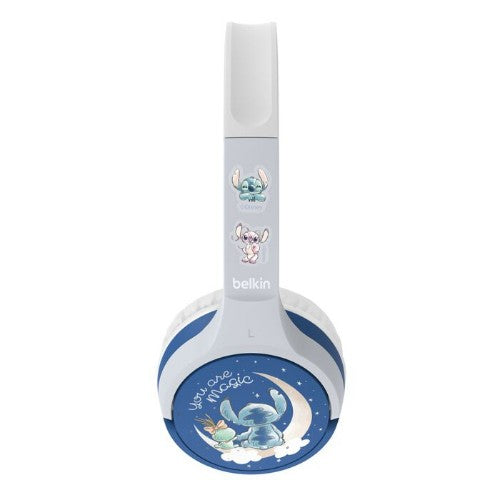 Belkin SoundForm Mini Headset Wireless Head-band Music Bluetooth White, Blue
