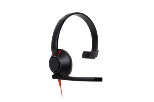 HP Poly Blackwire 5210 Monaural USB-C Headset +3.5mm Plug +USB-C/A Adapter