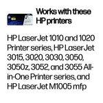 HP 12A Black Original LaserJet Toner Cartridge