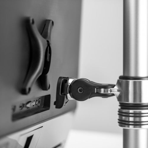 Atdec AF-M-P monitor mount / stand Black, Silver Wall
