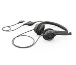 Logitech 981-000485 headphones/headset Wired Head-band Office/Call center Black