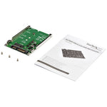 StarTech.com M.2 SATA SSD to 2.5in SATA Adapter - M.2 NGFF to SATA Converter - 7mm - Open-Frame Bracket - M2 Hard Drive Adapter