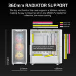 Corsair Midi Tower 3200D RS ARGB PC Case White