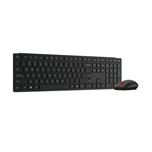 Lenovo 4X31S04810 keyboard Mouse included Office RF Wireless + Bluetooth US English Black