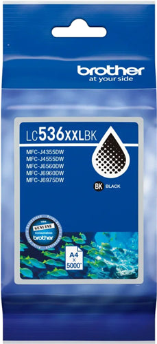 Brother LC536XXLBK ink cartridge 1 pc(s) Original Extra (Super) High Yield Black