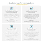 StarTech.com USB-C Multiport Adapter Hub, USB-C to 4K 60Hz HDMI, Gigabit Ethernet and 100W Laptop Charging for Macbook Pro / Air and Windows