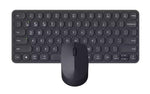 Rapoo 9010M keyboard Mouse included Office RF Wireless + Bluetooth QWERTZ Black