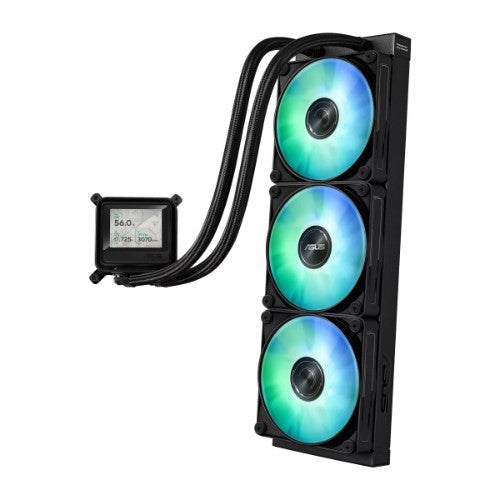 ASUS AYW Gaming LC 360 ARGB LCD Processor All-in-one liquid cooler 12 cm Black 1 pc(s)