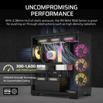 Corsair iCUE LINK RX140 MAX RGB Computer case Fan 14 cm Black 2 pc(s)
