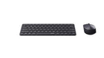 Rapoo 9010M keyboard Mouse included Office RF Wireless + Bluetooth QWERTZ Black