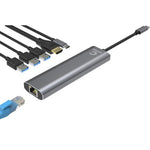 Comsol CMMP08 laptop dock/port replicator Wired USB 3.2 Gen 1 (3.1 Gen 1) Type-C Grey