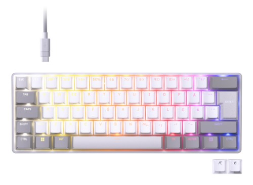 Corsair CLIPPER PRO MINI 60 keyboard Gaming USB QWERTY US English White