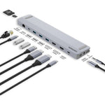 Comsol CM24HDA laptop dock/port replicator Wired USB 3.2 Gen 1 (3.1 Gen 1) Type-C Grey
