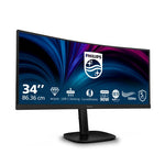 Philips 3000 series 34B2U3600C/75 computer monitor 86.4 cm (34") 3440 x 1440 pixels Wide Quad HD LCD Black