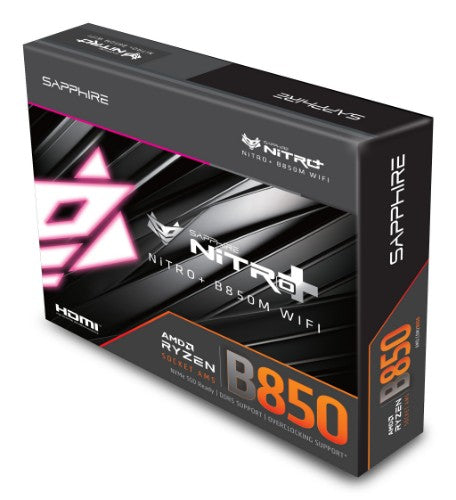 Sapphire NITRO+ B850M WIFI AMD B850 Socket AM5 micro ATX
