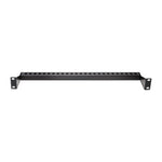 StarTech.com 1U Rack Mountable Cable Lacing Bar w/Adjustable Depth, Cable Support Guide For Organized 19" Racks/Cabinets, Horizontal Cable Guide For Patch Panels/Switches/PDUs