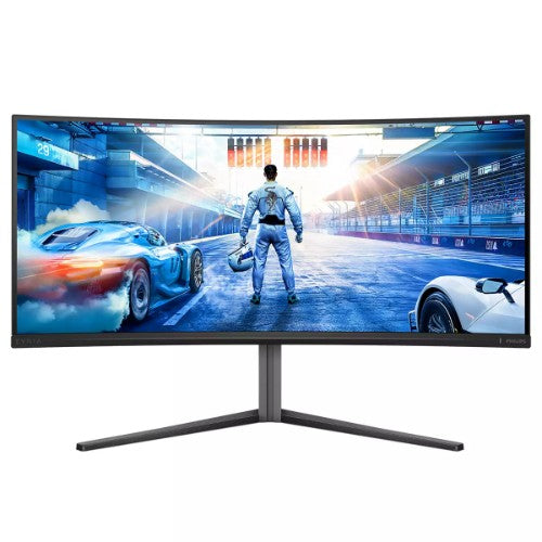 Philips Evnia 34M2C6500/75 computer monitor 86.4 cm (34") 3440 x 1440 pixels Wide Quad HD QD-OLED Grey