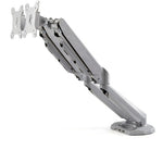 StarTech.com Desk Mount Dual Monitor Arm with USB & Audio, Desk Clamp VESA Mount for up to 32" (17.6lb/8kg) Displays, Ergonomic Full Motion Dual Monitor Arm - Silver