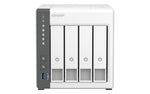 QNAP TS-433 NAS Tower ARM Cortex-A55 4 GB 16 TB HDD QNAP Turbo System White