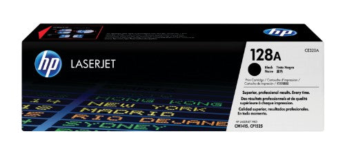 HP 128A Black Original LaserJet Toner Cartridge