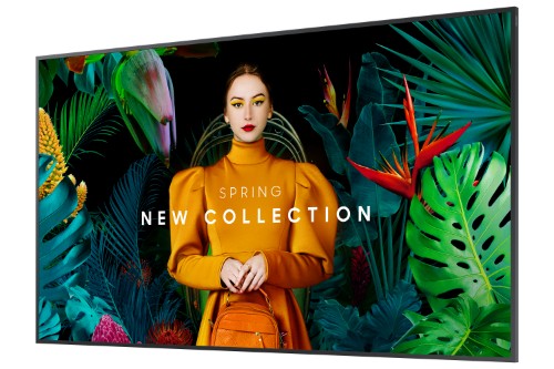 Samsung LH50QMCEPGCXXY Signage Display Digital signage flat panel 127 cm (50") LED Wi-Fi 500 cd/m² 4K Ultra HD Black Tizen 24/7
