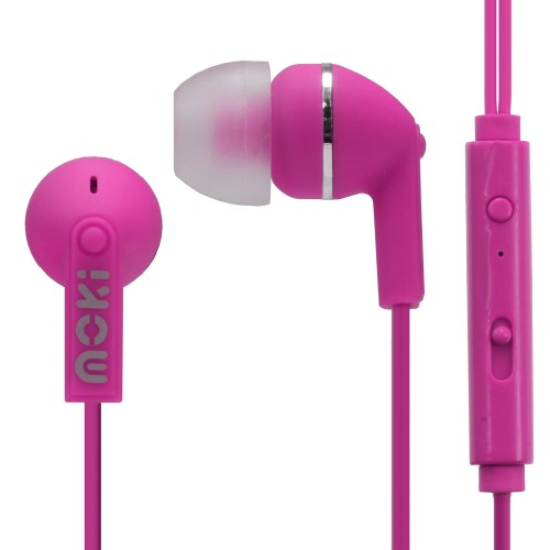 Moki ACC-HCBMP Headset Wired In-ear Calls/Music Pink
