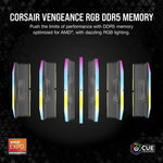 Corsair Vengeance RGB CMH16GX5M2B5200Z40 memory module 16 GB 2 x 8 GB DDR5 5200 MT/s 288-pin DIMM