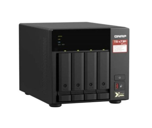 QNAP TS-473A NAS Tower Ryzen Embedded V1500B 8 GB DDR4 0 TB QNAP Turbo System Black