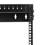 StarTech.com 2-Post 15U Heavy-Duty Wall Mount Network Rack, 19" Open Frame Server Rack with Adjustable Depth, Wall Mount Data Rack for IT / AV / Patch Panel / Computer Equipment - Cage Nuts and Screws Included