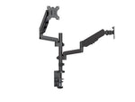 Brateck MABT-LDT16-C024 monitor mount / stand 81.3 cm (32") Black Desk