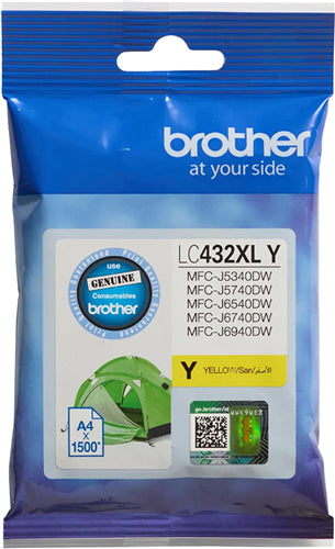 Brother LC432XLY ink cartridge 1 pc(s) Original Yellow