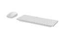 Rapoo 9010M keyboard Mouse included Office RF Wireless + Bluetooth QWERTZ White