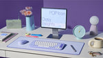 Logitech DESK MAT STUDIO SERIES - LILAC mouse