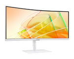 Samsung LS34C650TAEXXY computer monitor 86.4 cm (34") 3440 x 1440 pixels UltraWide Quad HD LED White