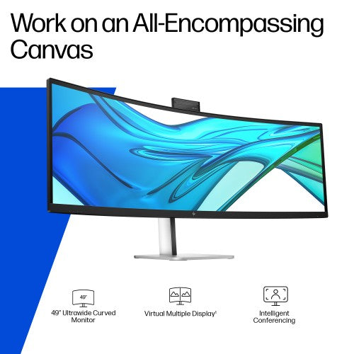 HP Series 5 Pro 49 inch DQHD Conferencing Monitor - 549pm
