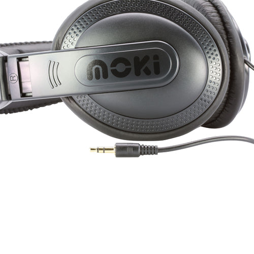 Moki ACC HPTOMBK headphones/headset Wired Head-band Calls/Music/Sport/Everyday Black