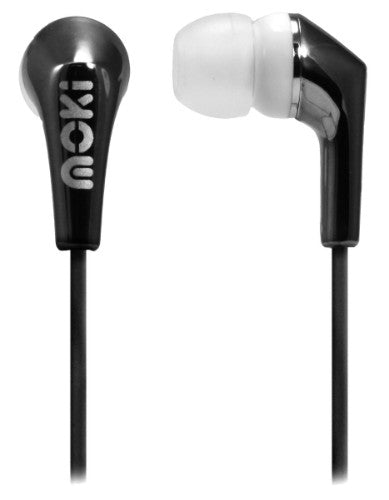 Moki Life Metallics Headphones Wired In-ear Music Black
