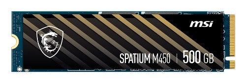 MSI Spatium M450 PCIe 4.0 NVMe M.2 500GB PCI Express 4.0 3D NAND