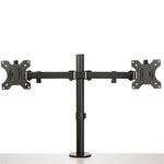 StarTech.com Desk Mount Dual Monitor Arm - Desk Clamp / Grommet VESA Monitor Mount for up to 32" (17.6lb/8kg) Displays - Ergonomic Articulating Monitor Arm - Height Adjustable/Tilt/Swivel/Rotating