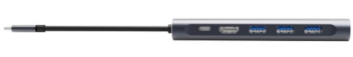 Comsol CMMP08 laptop dock/port replicator Wired USB 3.2 Gen 1 (3.1 Gen 1) Type-C Grey