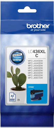 Brother LC436XLC ink cartridge 1 pc(s) Original Cyan