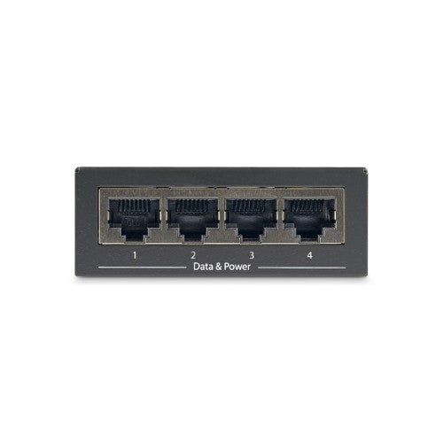 StarTech.com 4-Port Gigabit Midspan - PoE+ Injector - 802.3at/af