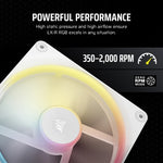 Corsair iCUE LINK LX140-R RGB Computer case Fan 14 cm White 2 pc(s)
