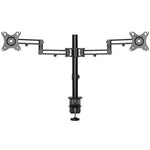StarTech.com Desk Mount Dual Monitor Arm - Desk Clamp VESA Compatible Monitor Mount for up to 32 inch Displays - Ergonomic Articulating Monitor Arm - Height Adjustable/Tilt/Swivel/Rotating